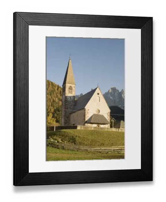 Framed Print : Italy, Trentino - Alto Adige, Bolzano province, Dolomites, Val di Funes, Santa Maddalena Framed Print : Italy, Trentino - Alto Adige, Bolzano province, Dolomites, Val di Funes, Santa Maddalena