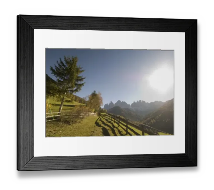 Framed Print : Italy, Trentino - Alto Adige, Bolzano province, Dolomites, Val di Funes, Santa Maddalena Framed Print : Italy, Trentino - Alto Adige, Bolzano province, Dolomites, Val di Funes, Santa Maddalena