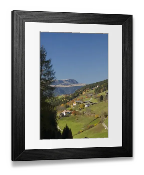 Framed Print : Italy, Trentino - Alto Adige, Bolzano province, Dolomites, Val di Funes, Santa Maddalena Framed Print : Italy, Trentino - Alto Adige, Bolzano province, Dolomites, Val di Funes, Santa Maddalena