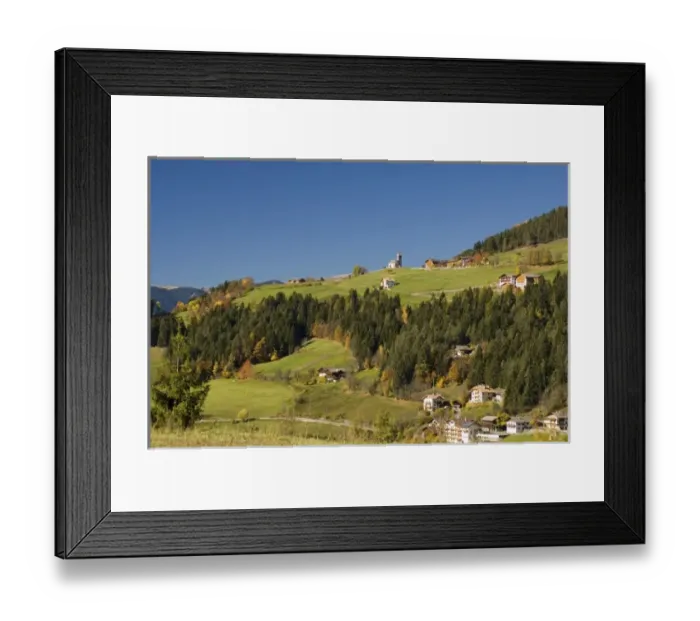 Framed Print : Italy, Trentino - Alto Adige, Bolzano province, Dolomites, Val di Funes Framed Print : Italy, Trentino - Alto Adige, Bolzano province, Dolomites, Val di Funes