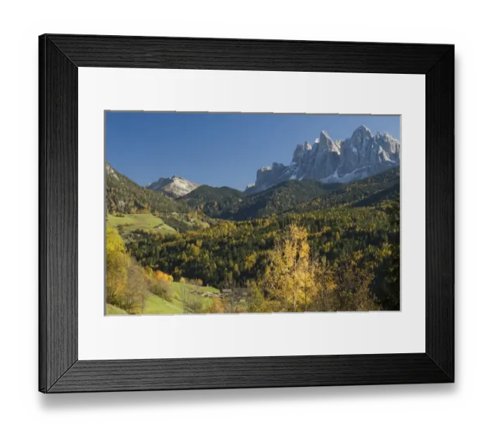 Framed Print : Italy, Trentino - Alto Adige, Bolzano province, Dolomites, Val di Funes, Odle group Framed Print : Italy, Trentino - Alto Adige, Bolzano province, Dolomites, Val di Funes, Odle group
