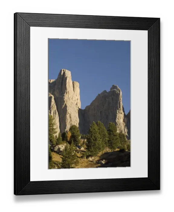 Framed Print : Italy, Trentino - Alto Adige, Bolzano province, Dolomites, Val Gardena, Sella group Framed Print : Italy, Trentino - Alto Adige, Bolzano province, Dolomites, Val Gardena, Sella group