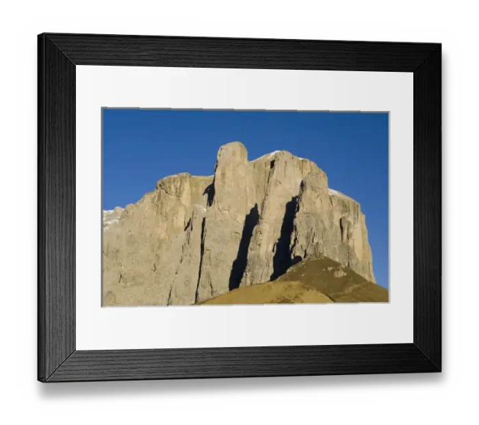 Framed Print : Italy, Trentino - Alto Adige, Bolzano province, Dolomites, Val Gardena, Sella group Framed Print : Italy, Trentino - Alto Adige, Bolzano province, Dolomites, Val Gardena, Sella group
