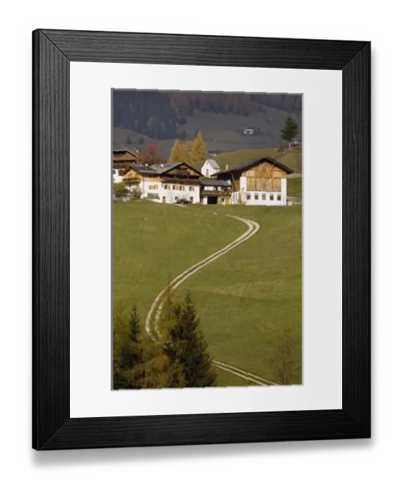 Framed Print : Italy, Trentino - Alto Adige, Bolzano province, Dolomites, Val di Funes, Santa Maddalena Framed Print : Italy, Trentino - Alto Adige, Bolzano province, Dolomites, Val di Funes, Santa Maddalena