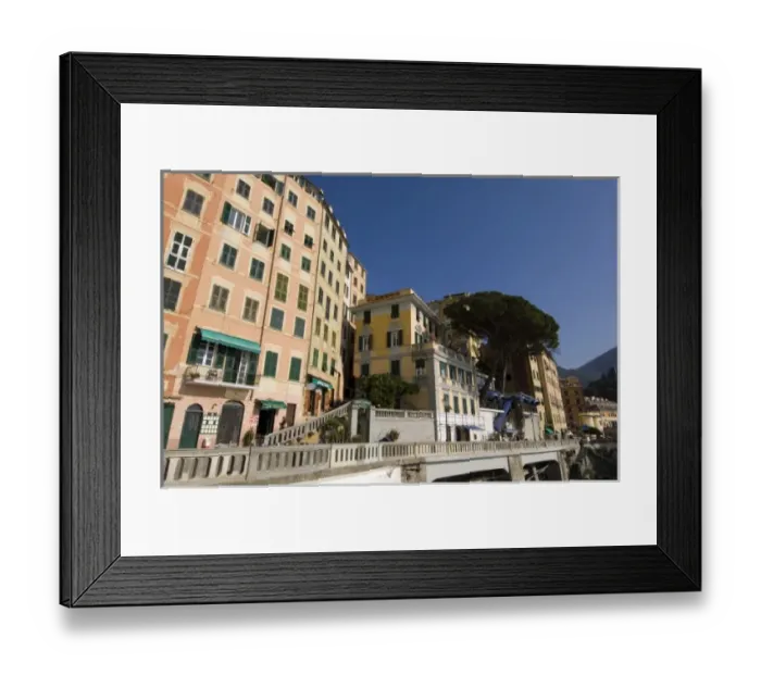 Framed Print : Camogli, Liguria, Italy Framed Print : Camogli, Liguria, Italy