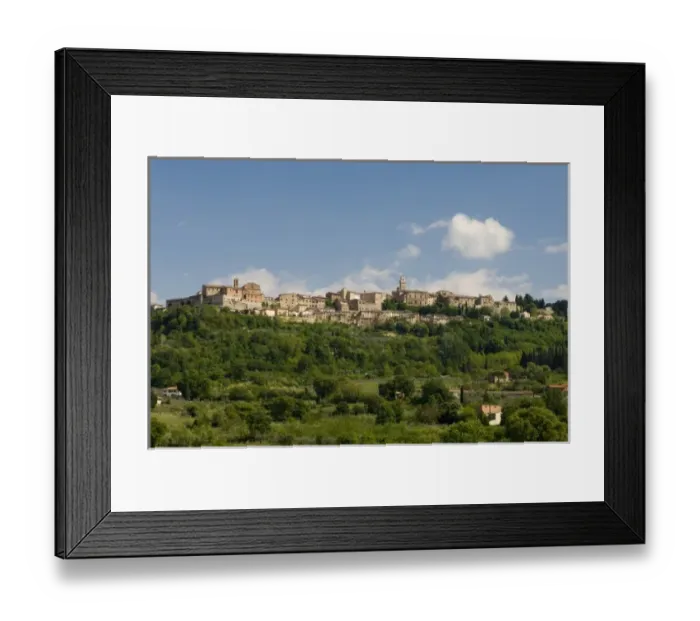 Framed Print : Montepulciano, Val d Orcia, Siena province, Tuscany, Italy
