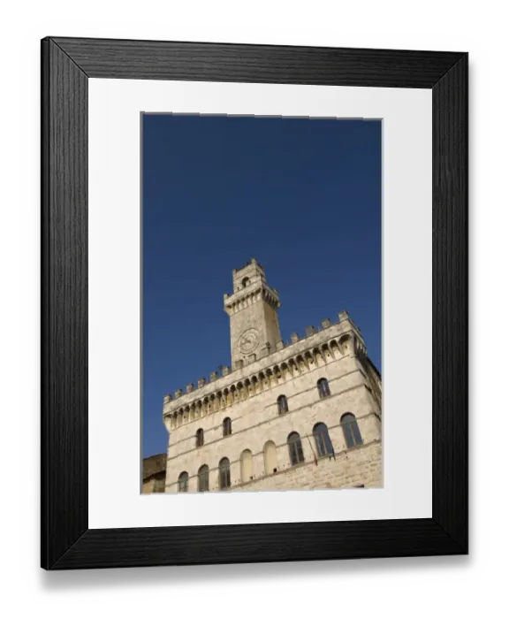 Framed Print : Palazzo Comunale, Montepulciano, Val d Orcia, Siena province, Tuscany, Italy Framed Print : Palazzo Comunale, Montepulciano, Val d Orcia, Siena province, Tuscany, Italy
