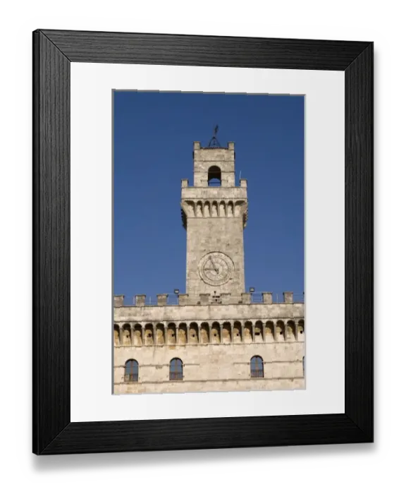 Framed Print : Palazzo Comunale, Montepulciano, Val d Orcia, Siena province, Tuscany, Italy Framed Print : Palazzo Comunale, Montepulciano, Val d Orcia, Siena province, Tuscany, Italy