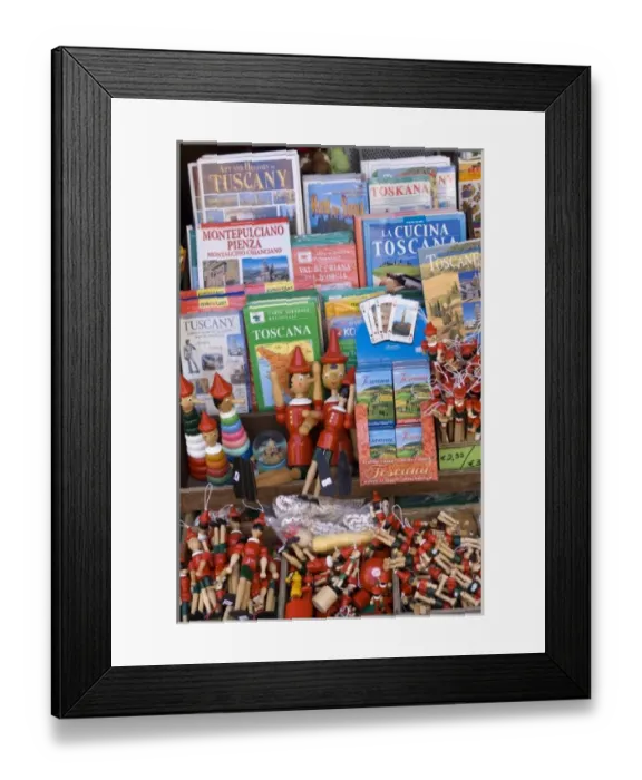 Framed Print : Tuscany souvenirs, Montepulciano, Val d Orcia, Siena province, Tuscany, Italy Framed Print : Tuscany souvenirs, Montepulciano, Val d Orcia, Siena province, Tuscany, Italy