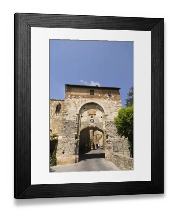 Framed Print : Porta delle Farine, Montepulciano, Val d Orcia, Siena province, Tuscany, Italy Framed Print : Porta delle Farine, Montepulciano, Val d Orcia, Siena province, Tuscany, Italy