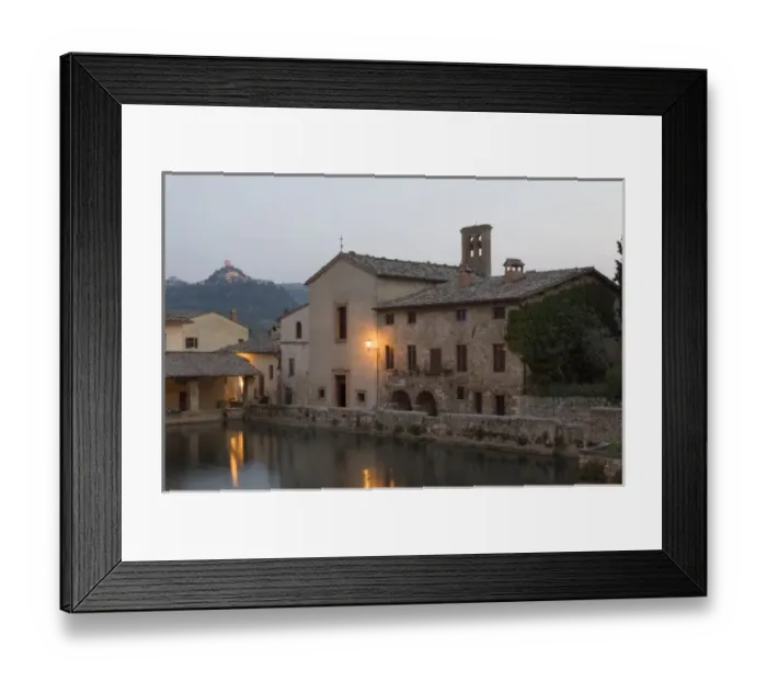 Framed Print : Thermae of Bagno Vignoni, Val d Orcia, Siena province, Tuscany, Italy Framed Print : Thermae of Bagno Vignoni, Val d Orcia, Siena province, Tuscany, Italy