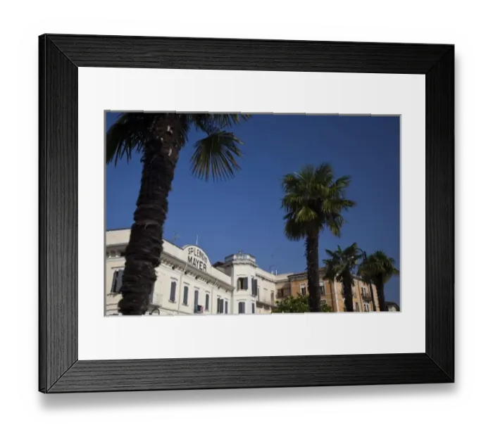 Framed Print : Italy, Brescia Province, Desenzano del Garda. Splendid Hotel Mayer Framed Print : Italy, Brescia Province, Desenzano del Garda. Splendid Hotel Mayer