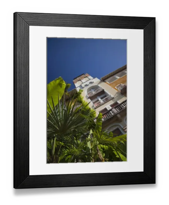 Framed Print : Italy, Brescia Province, Gardone Riviera. The Grand Hotel, morning Framed Print : Italy, Brescia Province, Gardone Riviera. The Grand Hotel, morning