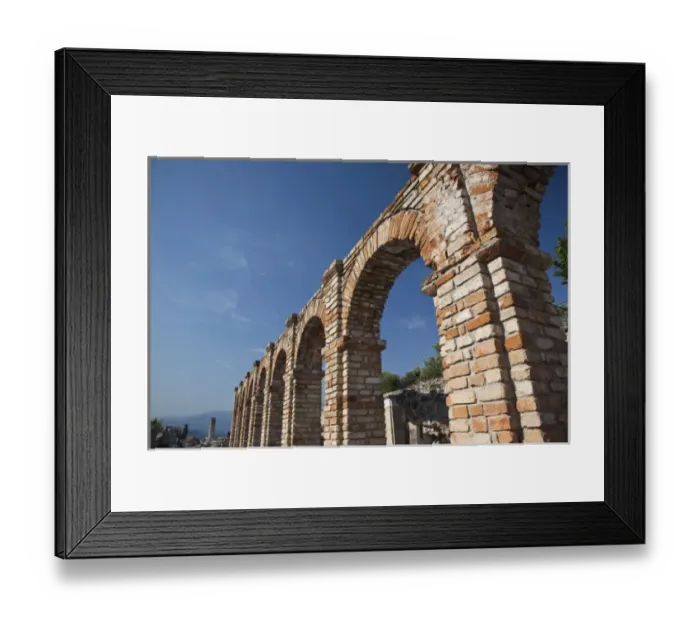 Framed Print : Italy, Brescia Province, Sirmione. Grotte di Catullo ruins Framed Print : Italy, Brescia Province, Sirmione. Grotte di Catullo ruins