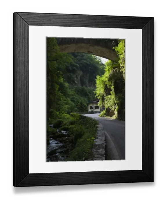Framed Print : Italy, Brescia Province, Tremosine. Tremosine tunnel road Framed Print : Italy, Brescia Province, Tremosine. Tremosine tunnel road