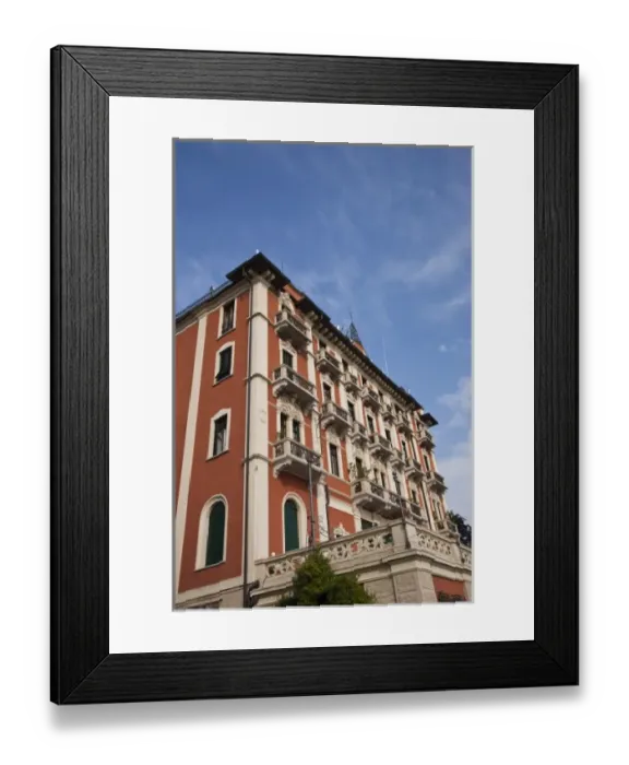 Framed Print : Italy, Como Province, Brunate. Mountainside villa Framed Print : Italy, Como Province, Brunate. Mountainside villa