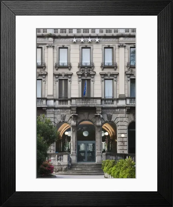Framed Print : Italy, Como Province, Como. The Palace Hotel