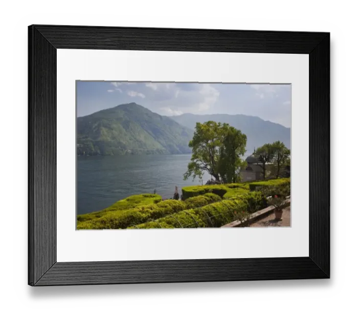 Framed Print : Italy, Como Province, Tremezzo. Villa Carlotta landscape Framed Print : Italy, Como Province, Tremezzo. Villa Carlotta landscape