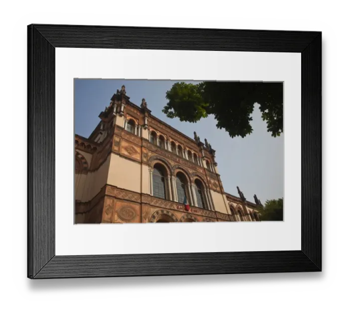 Framed Print : Italy, Milan Province, Milan. Giardini Pubblici park, Museum of Natural History