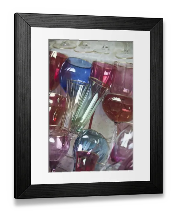 Framed Print : Italy, Milan Province, Milan. Glassware, Monte Napoleone fashion designer area Framed Print : Italy, Milan Province, Milan. Glassware, Monte Napoleone fashion designer area