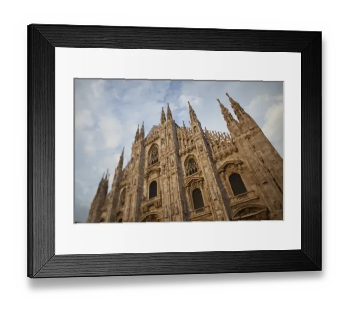 Framed Print : Italy, Milan Province, Milan. Milan Cathedral, evening