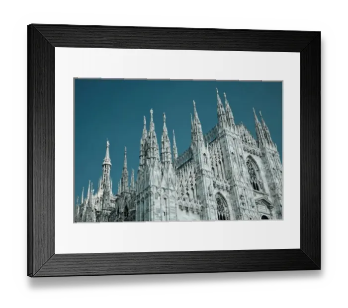 Framed Print : Italy, Milan Province, Milan. Milan Cathedral, late afternoon