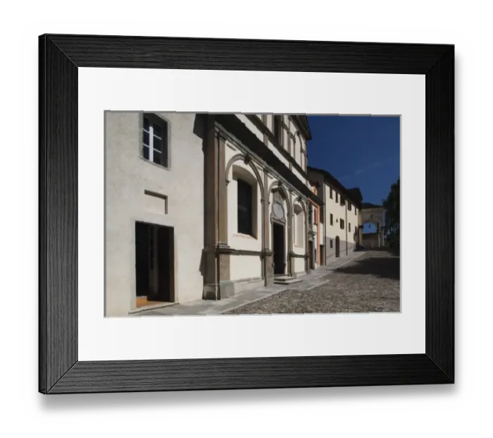 Framed Print : Italy, Novara Province, Orta San Giulio. Sacro Monte d Orta, Sanctuary to St Framed Print : Italy, Novara Province, Orta San Giulio. Sacro Monte d Orta, Sanctuary to St