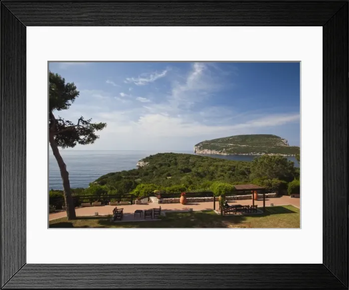 Framed Print : Italy, Sardinia, Alghero. Capo Caccia Framed Print : Italy, Sardinia, Alghero. Capo Caccia