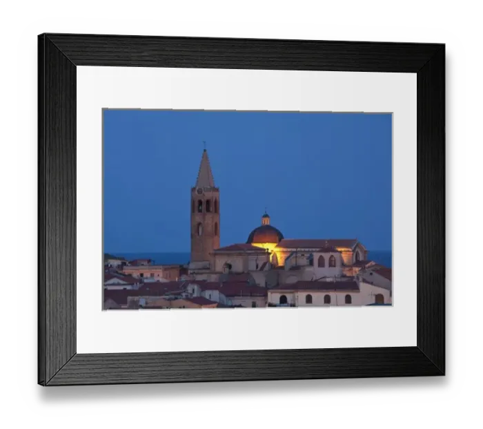 Framed Print : Italy, Sardinia, Alghero. Cattedrale di Santa Maria, dawn Framed Print : Italy, Sardinia, Alghero. Cattedrale di Santa Maria, dawn