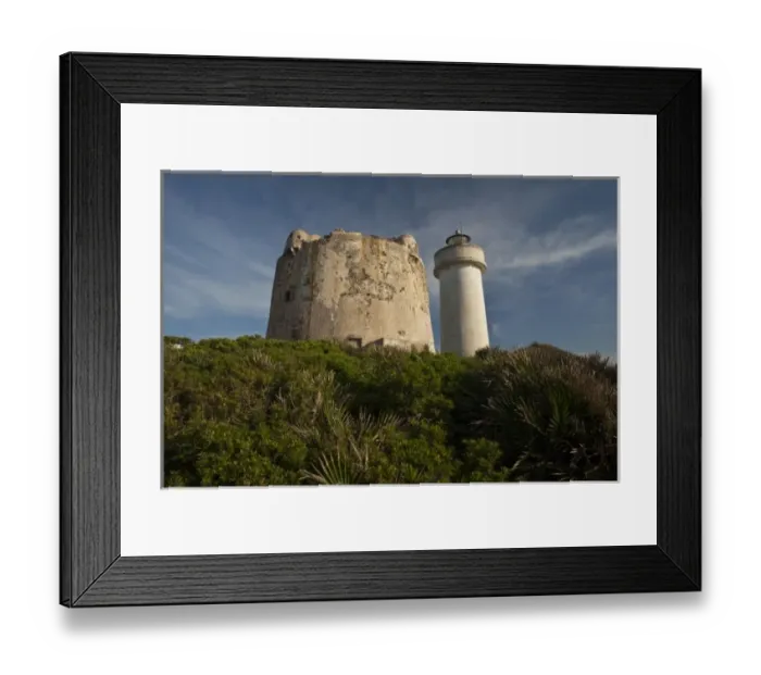 Framed Print : Italy, Sardinia, Alghero. Porto Conte lighthouse Framed Print : Italy, Sardinia, Alghero. Porto Conte lighthouse