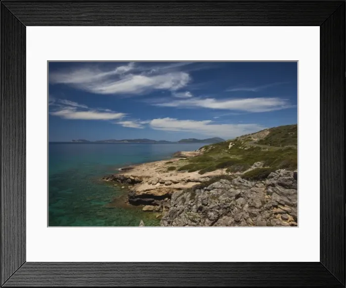 Framed Print : Italy, Sardinia, Alghero. Rada di Alghero bay Framed Print : Italy, Sardinia, Alghero. Rada di Alghero bay