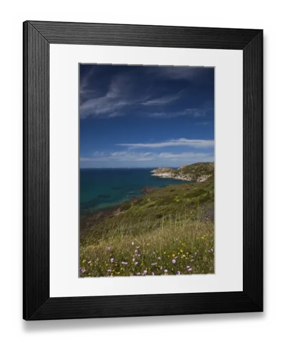 Framed Print : Italy, Sardinia, Bosa. Seascape by Capo Marargiu