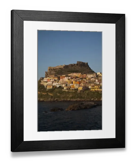 Framed Print : Italy, Sardinia, Castelsardo. Sunset Framed Print : Italy, Sardinia, Castelsardo. Sunset