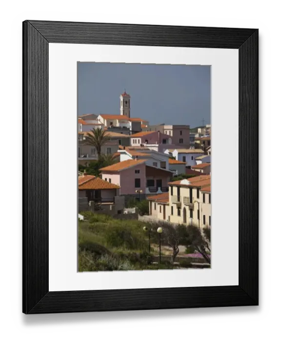 Framed Print : Italy, Sardinia, Santa Teresa Gallura. Town view Framed Print : Italy, Sardinia, Santa Teresa Gallura. Town view