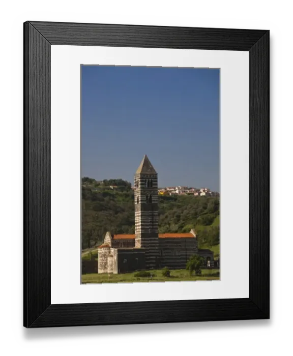 Framed Print : Italy, Sardinia, Sassari. Basilica della Santissima Trinita di Saccargia, 12th century church Framed Print : Italy, Sardinia, Sassari. Basilica della Santissima Trinita di Saccargia, 12th century church