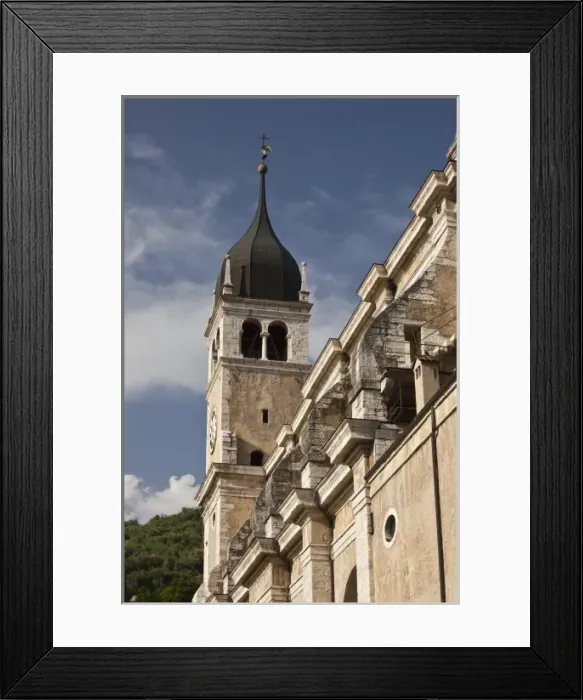 Framed Print : Italy, Trento Province, Arco. Collegiata church Framed Print : Italy, Trento Province, Arco. Collegiata church