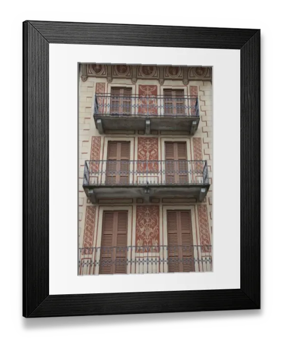 Framed Print : Italy, Verbano-Cusio-Ossola Province, Cannobio. Building detail Framed Print : Italy, Verbano-Cusio-Ossola Province, Cannobio. Building detail