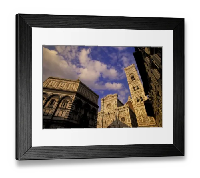 Framed Print : Italy, Tuscanny, Florence. Piazza del Duomo, sunset Framed Print : Italy, Tuscanny, Florence. Piazza del Duomo, sunset