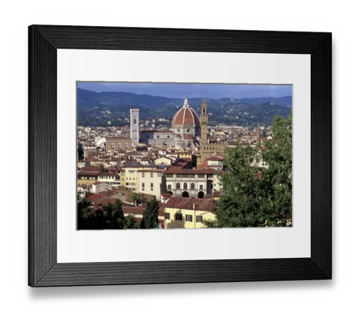 Framed Print : Italy, Tuscany, Florence. The Duomo