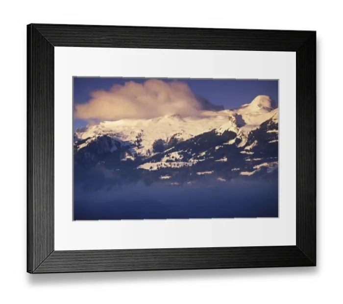 Framed Print : Liechtenstein, Vaduz. View of Swiss mountains Framed Print : Liechtenstein, Vaduz. View of Swiss mountains