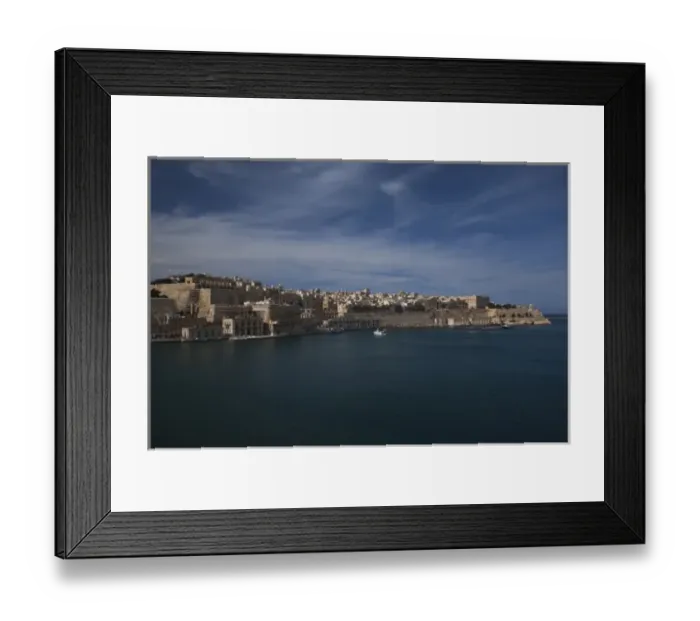Framed Print : Malta, Valletta, Senglea, L-Isla, view of Valletta from The Vedette lookout Framed Print : Malta, Valletta, Senglea, L-Isla, view of Valletta from The Vedette lookout
