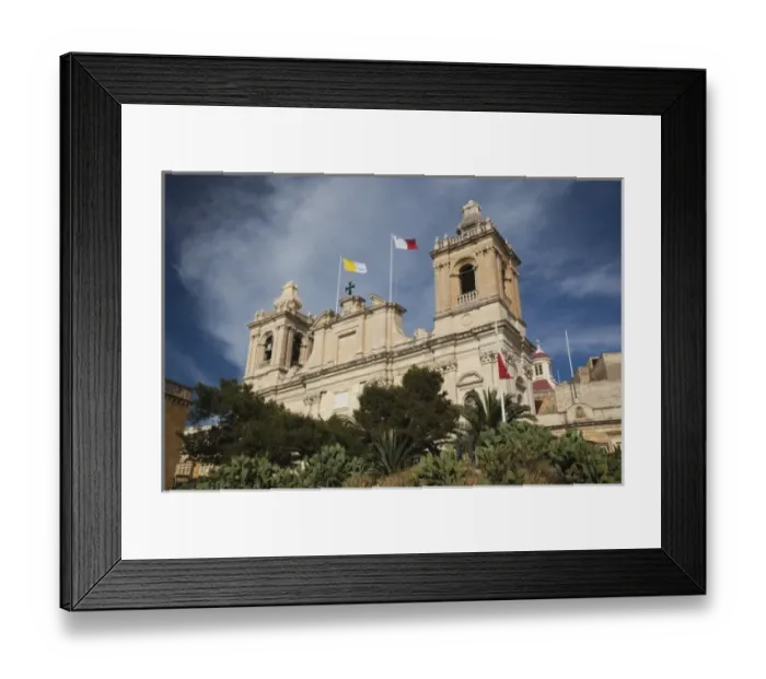 Framed Print : Malta, Valletta, Vittoriosa, Birgu, Oratory of St. Joseph church