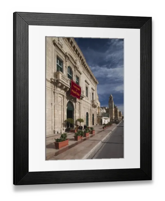 Framed Print : Malta, Valletta, Vittoriosa, Birgu, Casino de Venezia Framed Print : Malta, Valletta, Vittoriosa, Birgu, Casino de Venezia