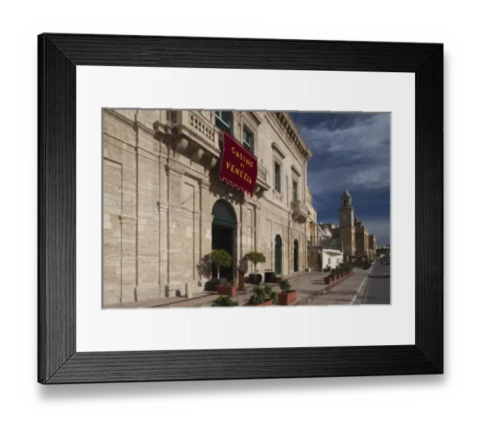 Framed Print : Malta, Valletta, Vittoriosa, Birgu, Casino de Venezia Framed Print : Malta, Valletta, Vittoriosa, Birgu, Casino de Venezia