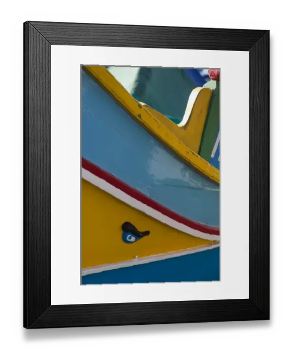 Framed Print : Malta, Southeast, Marsaxlokk, harbor and traditional Luzzu fishing boats Framed Print : Malta, Southeast, Marsaxlokk, harbor and traditional Luzzu fishing boats