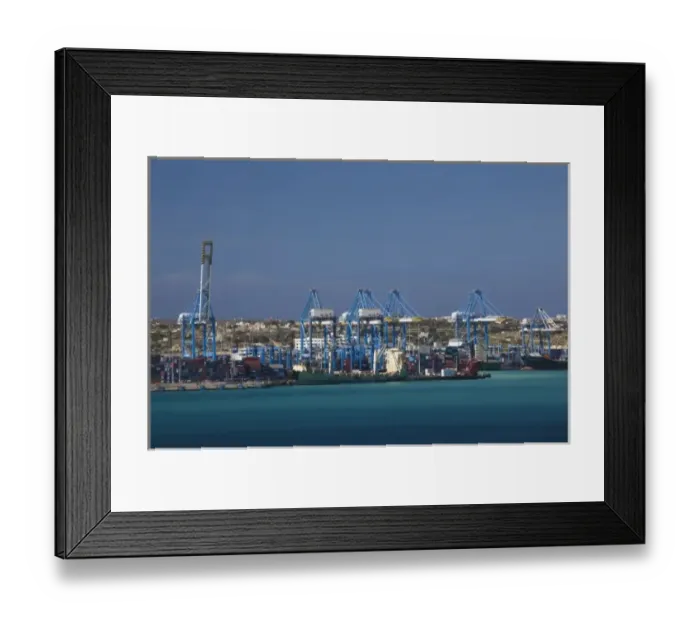Framed Print : Malta, Southeast, Marsaxlokk, Malta Freeport, Marsaxlokk Bay Framed Print : Malta, Southeast, Marsaxlokk, Malta Freeport, Marsaxlokk Bay