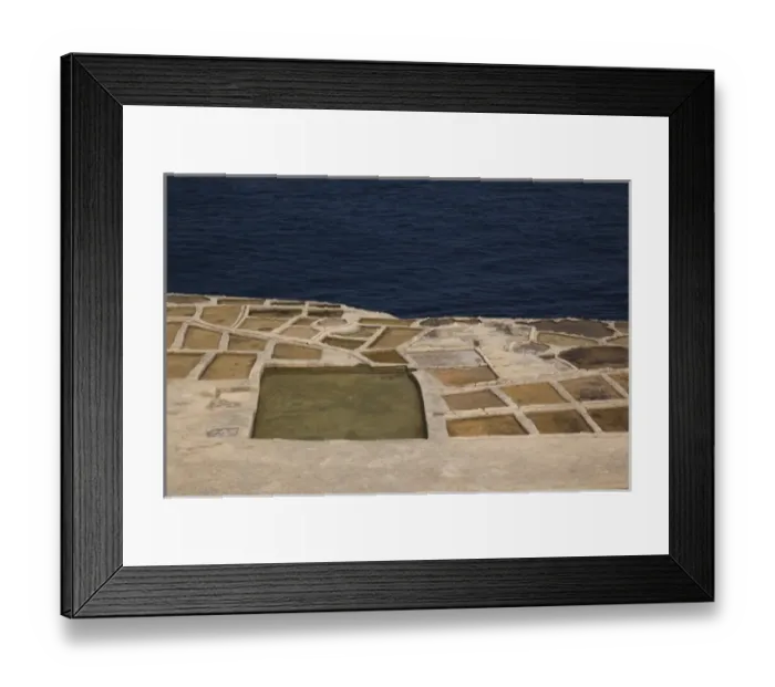 Framed Print : Malta, Gozo Island, Marsalform, salt pans carved into rocky coastline Framed Print : Malta, Gozo Island, Marsalform, salt pans carved into rocky coastline