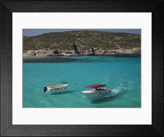 Framed Print : Malta, Comino Island, The Blue Lagoon Framed Print : Malta, Comino Island, The Blue Lagoon