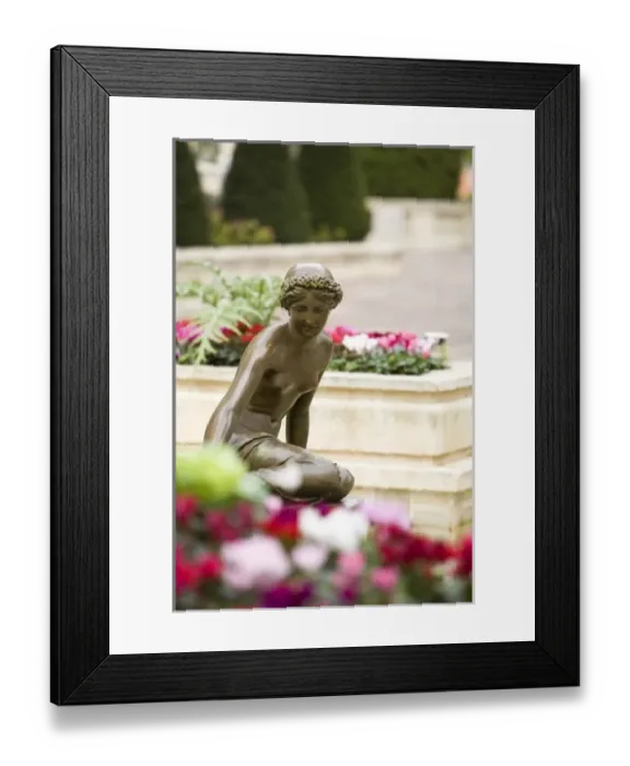 Framed Print : Small sculpture at the Palace and fortress museums of Monte-Carlo in Monaco. Coastline Framed Print : Small sculpture at the Palace and fortress museums of Monte-Carlo in Monaco. Coastline