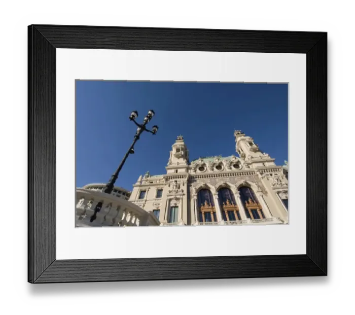 Framed Print : Principality of Monaco, Cote d Azur, Montecarlo, Casino Framed Print : Principality of Monaco, Cote d Azur, Montecarlo, Casino